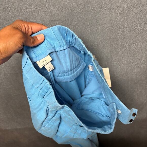 A New Day Linen Pants NWT Lounge Resort Summer Beachy Vacation Elastic Waist - Picture 9 of 14